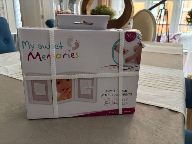 Marcos fotos bebé huella- recuerdos