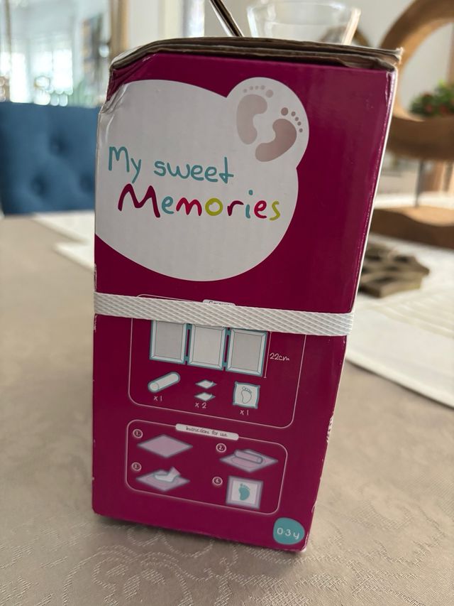 Marcos fotos bebé huella- recuerdos