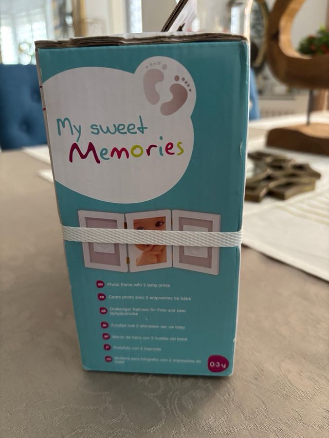 Marcos fotos bebé huella- recuerdos