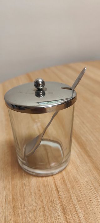 Azucarero de cristal