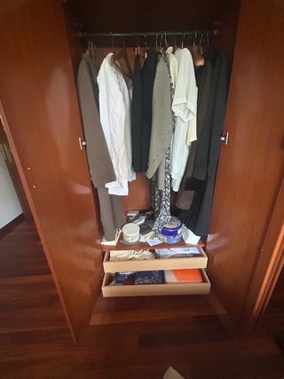 Armario madera 4 puertas