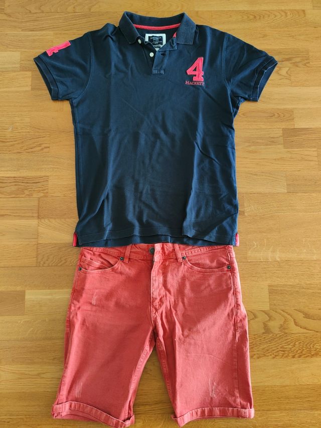 Polo Hackett azul marino - Talla M