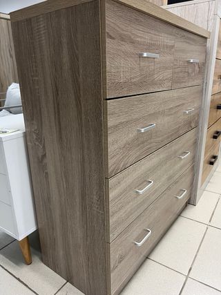 Cajonera 6 cajones - Madera - Beige
