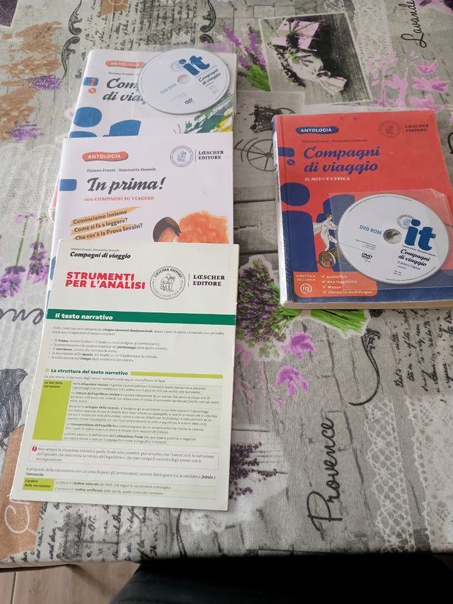 COMPAGNI Di VIAGGIO Libri di antologia