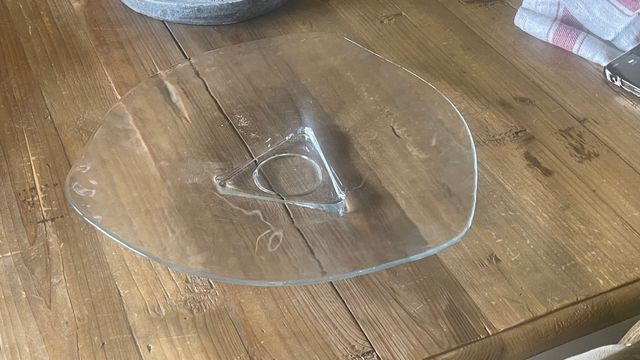 Bandejas cristal transparentes