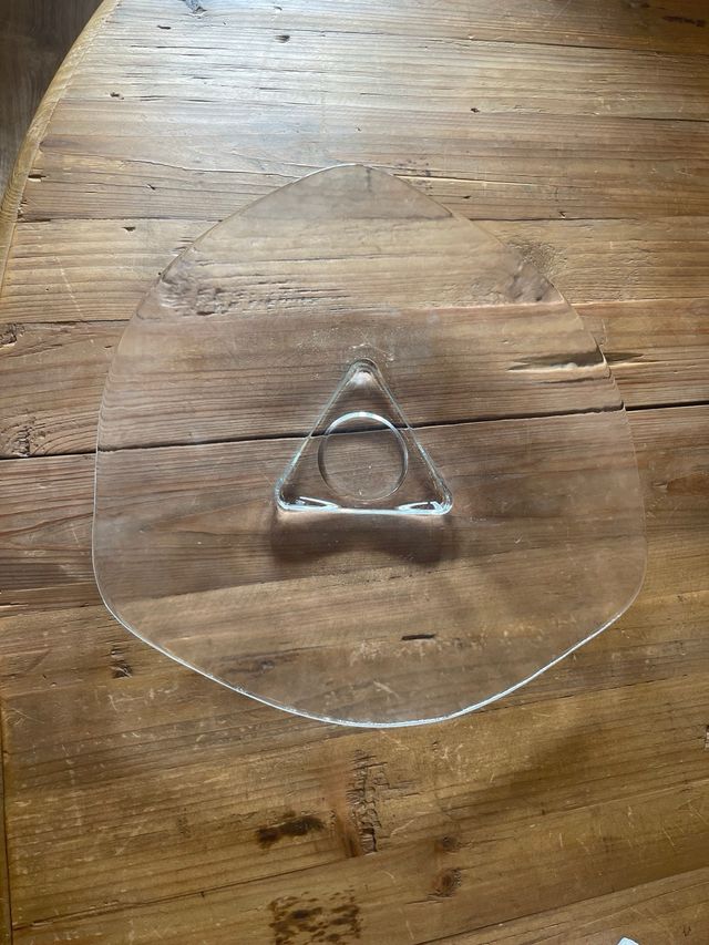 Bandejas cristal transparentes