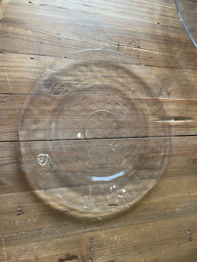 Bandejas cristal transparentes