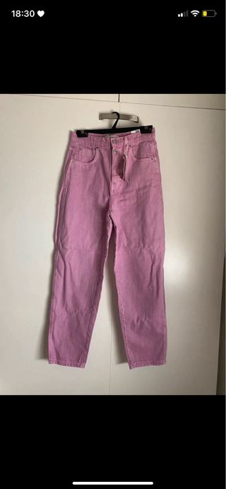 Pantalones rosa Zara - 36