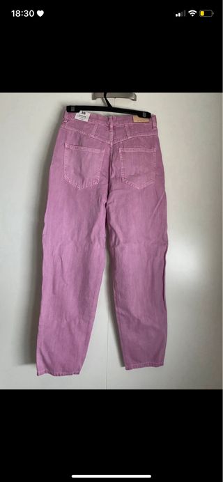 Pantalones rosa Zara - 36