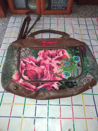 Bolso Desigual marrón-multicolor