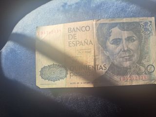 Billete 500 pesetas antiguo