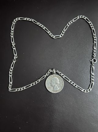 Cadena plata - colgante dólar