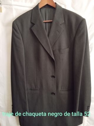 Traje Cortefiel Negro - Talla 52