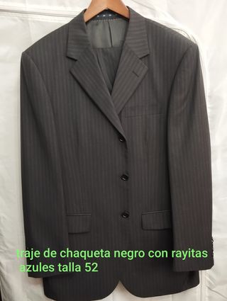 Traje Cortefiel Negro - Talla 52