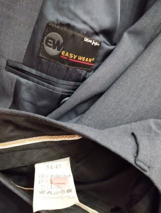 Traje Cortefiel Negro - Talla 52