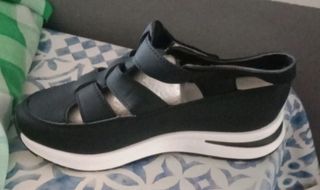 Sandali Neri Platform