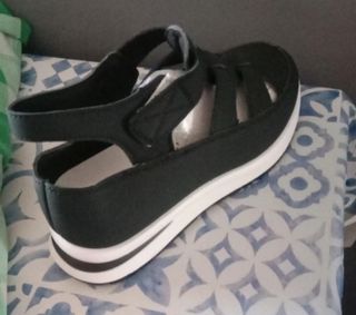 Sandali Neri Platform