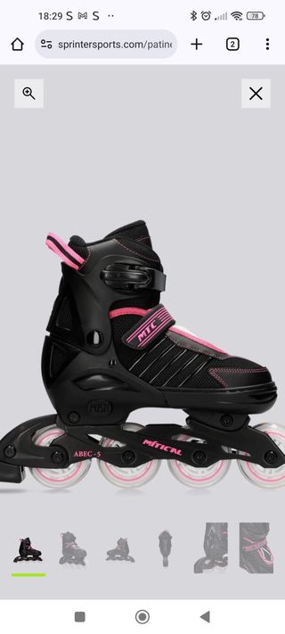 Patines Mítical -  usados 1 vez.TALLA 36/38