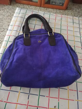 Bolso de mano azul