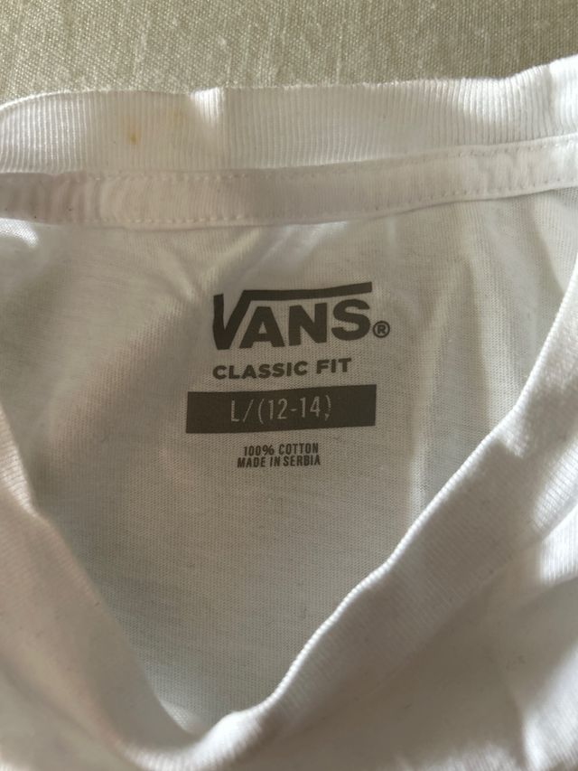 Camiseta Vans Classic Fit L de niño