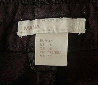 Shorts premamá negros