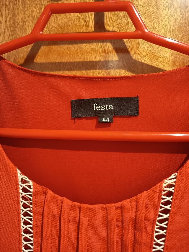 Vestido rojo Festa talla 44