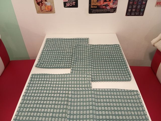 4 Fundas cojín IKEA - Verde azulado