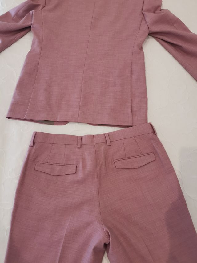 Traje rosa hombre - 2 piezas