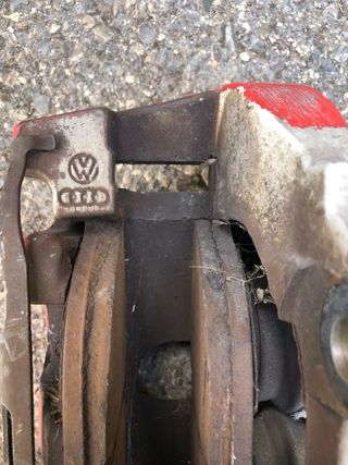 Pinzas freno doble pistones delanteras VAG