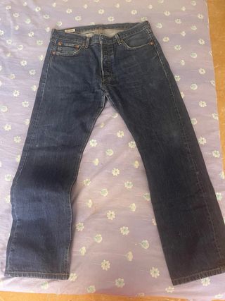 Vaqueros Levis 501 azul