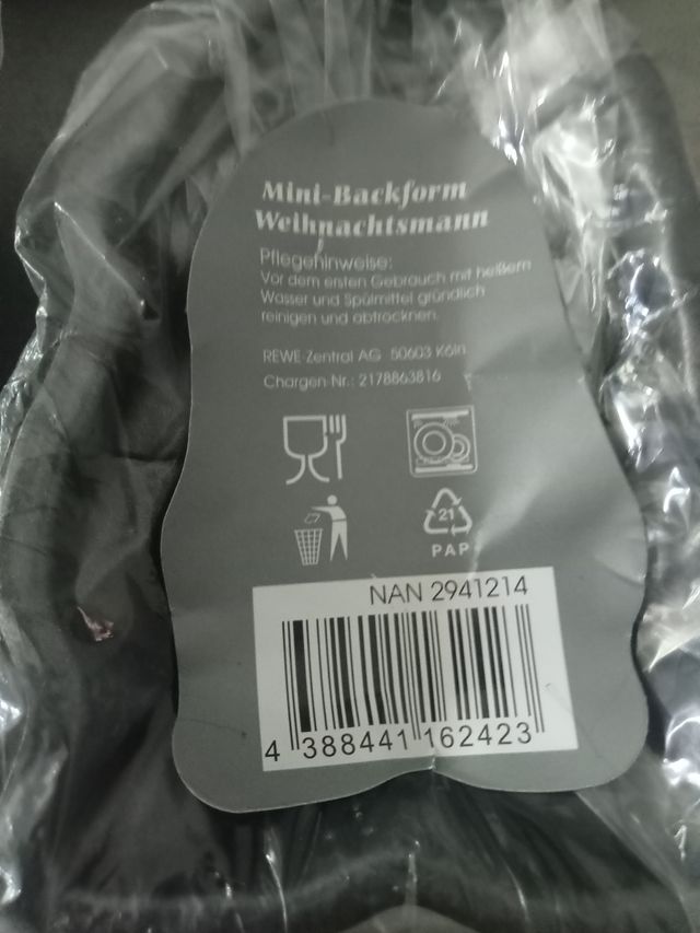 Forno moldes figuras metálicas de Natal - 5 peças