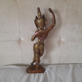 2 statue buddiste in bronzo/rame