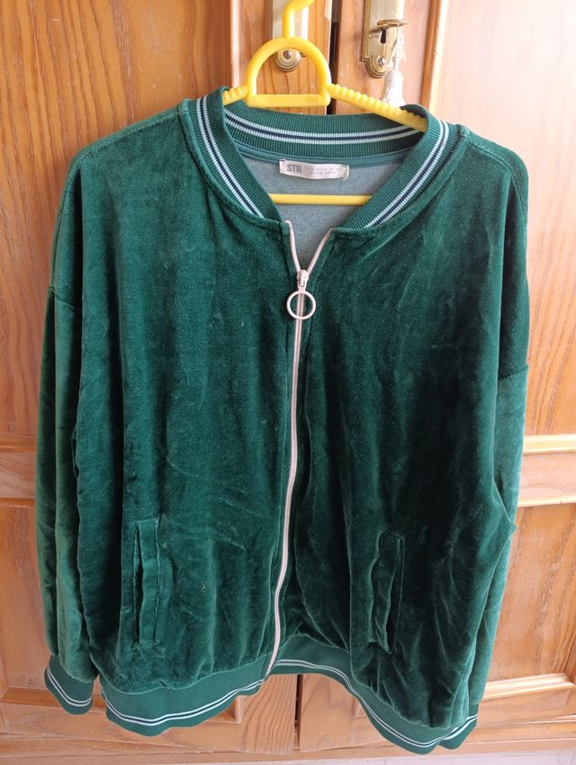 Bomber Stradivarius in velluto