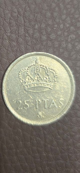 Moneda 25 pesetas España (1982)