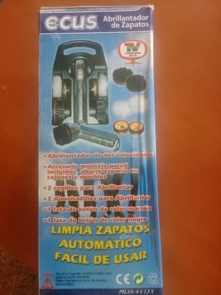 Set limpiador de zapatos Ecus. 