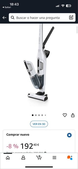 Aspirador escoba Bosch Athlet