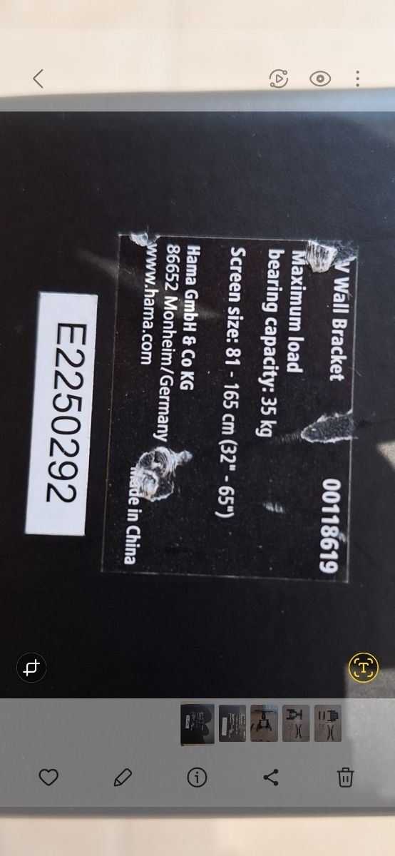 Soporte TV articulado HAMA Completo Mod.00118619