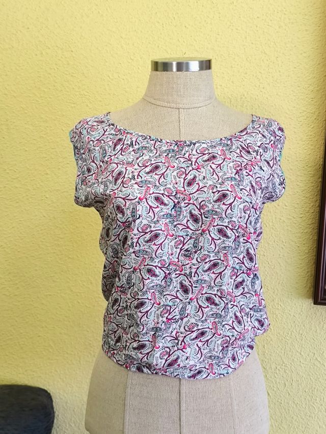 Blusa estampada - Talla S