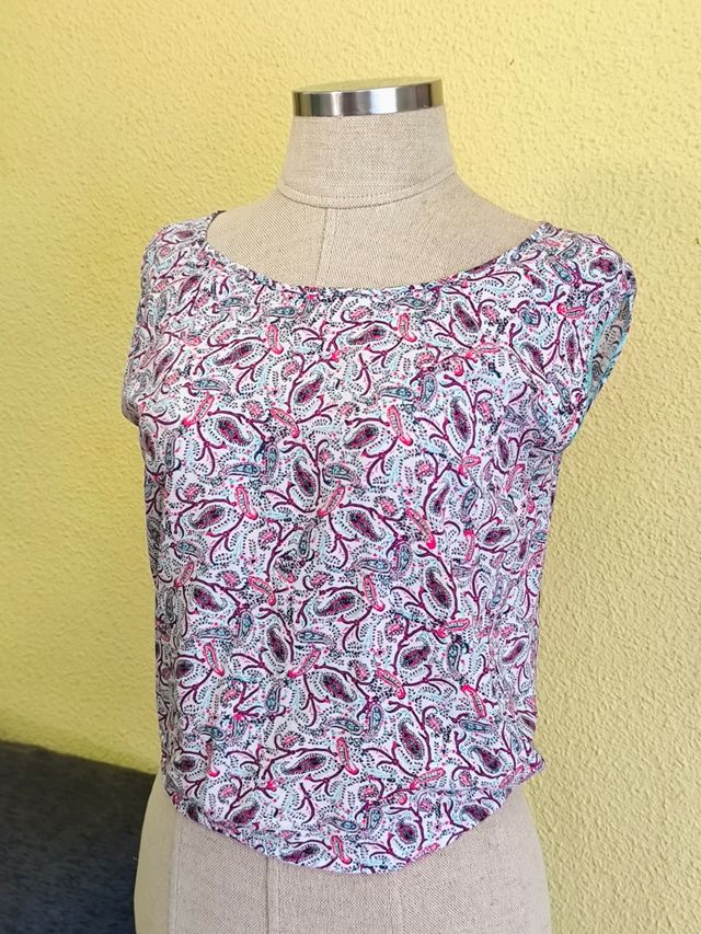 Blusa estampada - Talla S