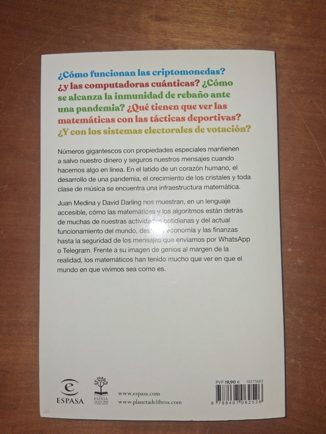 Matemáticas para entender el mundo en que vivimos