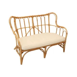 Sofá ratán beige - Banco natural