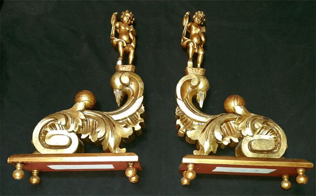 Adornos Altar Siglo XIX. (2 uds.)