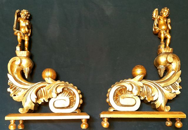 Adornos Altar Siglo XIX. (2 uds.)