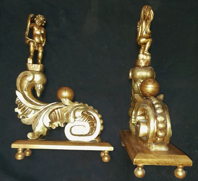 Adornos Altar Siglo XIX. (2 uds.)