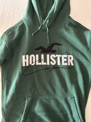 Sudadera Hollister XS Verde Oliva