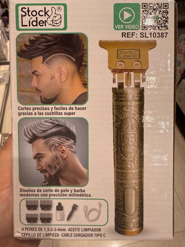 MAQUINA DE AFEITAR DORADA