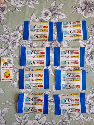 Cromos Los Simpson Matutano (8 sobres) ¡Sin abrir!