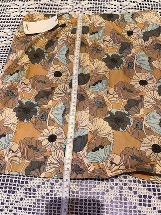 Falda Mango M -100% algodòn.Nueva,con etiqueta