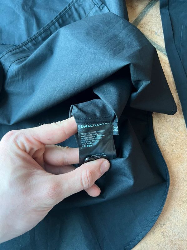 Camicia Balenciaga nera tg M