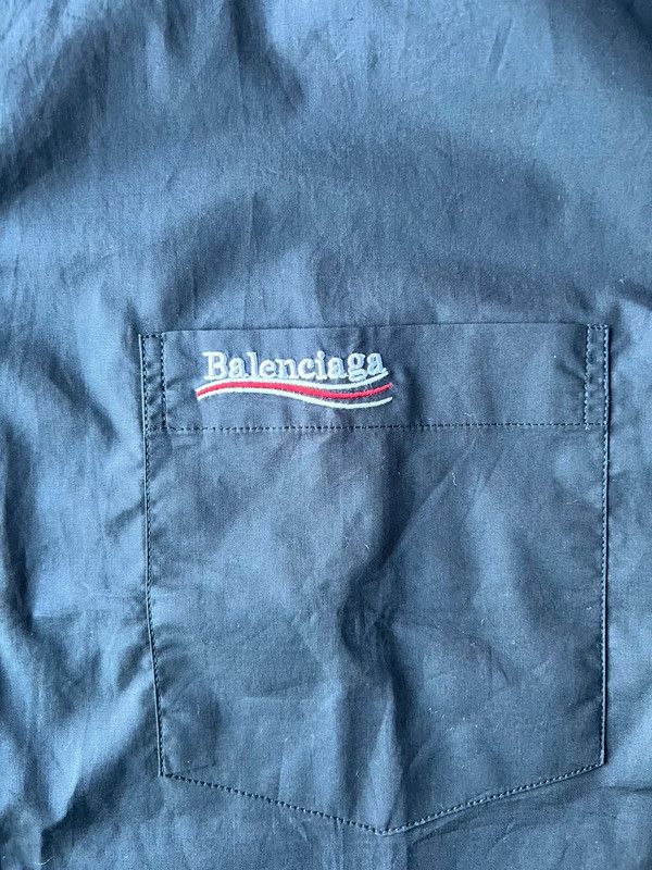 Camicia Balenciaga nera tg M